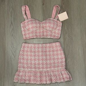 Nana Jacqueline Tweed Skirt Set